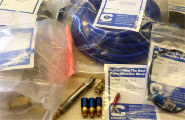 Comco Micro abrasive blaster Spare Parts and Maintenance kits