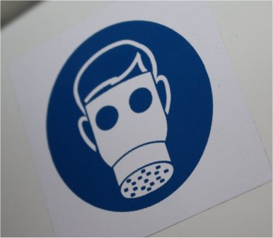 Dust Mask Dust Collector Logo Symbol