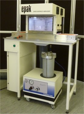 Surface Abrader using Micro Abrasive Blast Technology For MEMS, LAB on Chip Applications, Accelerometer and Microfluidic Applications