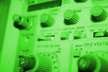 Test And Measurement Equipment - Picture of an oscilloscope panel