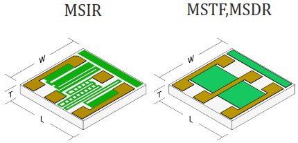 MSIR, MSTF & MSDR Dual Chip Thin Film Resistors from Mini-Systems from MSI (Mini-Systems) Dual Chip Thin Film Resistors from Mini-Systems
