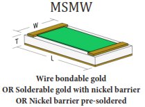 MSMW Microwave Resistor Drawing