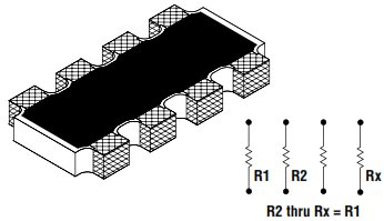 Surface Mount Resistor Network (SMR Series) from Mini-Systems