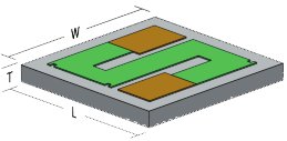 MSTF wire bondable chip resistors