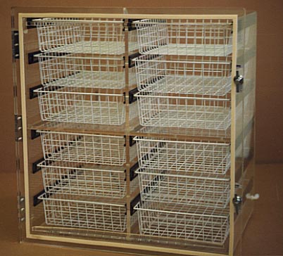 Custom Dry / Nitrogen Storage Cabinet With Baskets