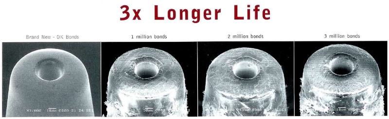 3 million bonds with a capillary ? You can with Infinity - 3.5 Times Longer Tool Life Capillaries from SPT