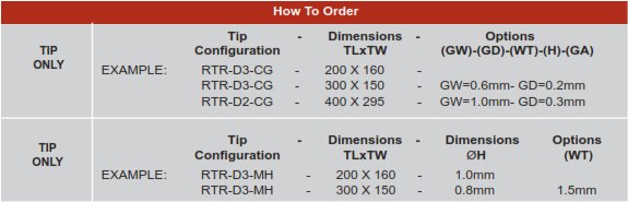 SPT RTRD2 Tools - How To Order