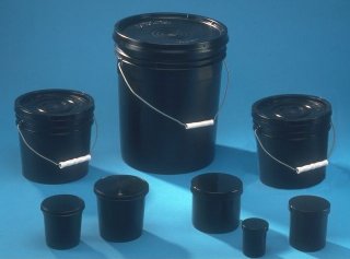 UV Ink coatings, inks and fluid containers and storage jars