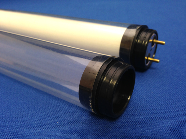 Rigid UV Blocking Tubes - in Clear or Amber - T8 and T12